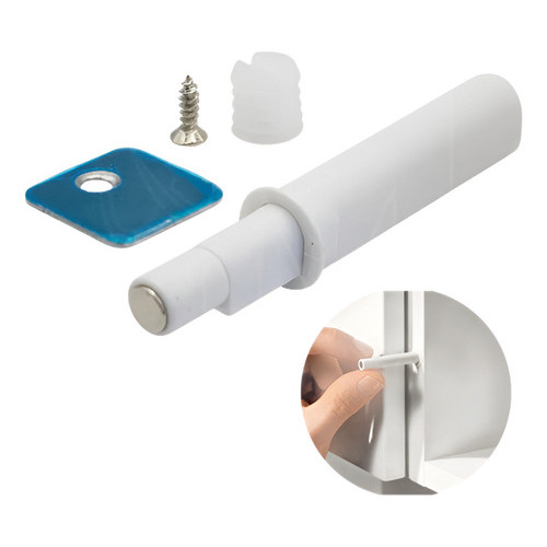 20x Pistão Fecho Toque Tip-on Embutir Magnético Mini Branco