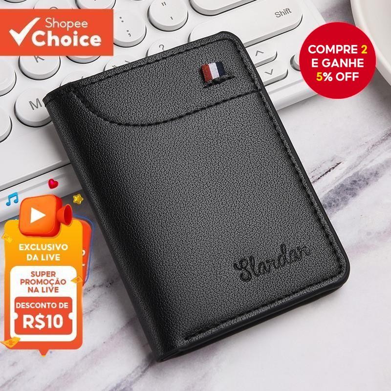 mini Carteira Ultrafina , Estilo Curto Masculino vertical Jovem , Personalizada , Coreano