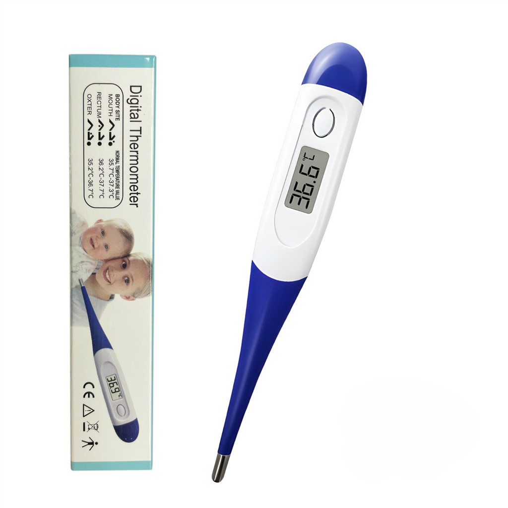Termômetro Clínico Digital com Ponta Flexível em Oferta na Shopee