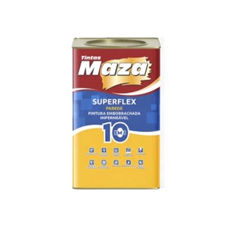 TINTA PINTURA EMBORRACHADA IMPERMEÁVEL SUPERFLEX 18KG MAZA em Oferta na Shopee