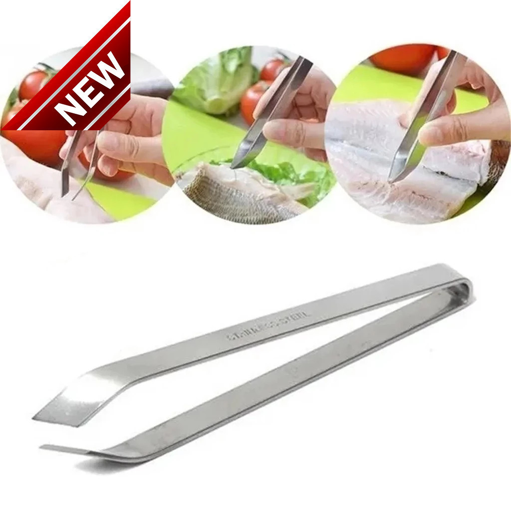 Japonesa Pinça Limpar Peixe Remover Espinha profissional 12cm Inox/Pinça para Remover Espinha de Peixe 12Cm Inox