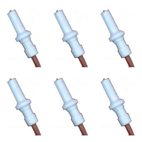 Kit 6 Velas Ignição Acendimento para Fogão Bosch Style