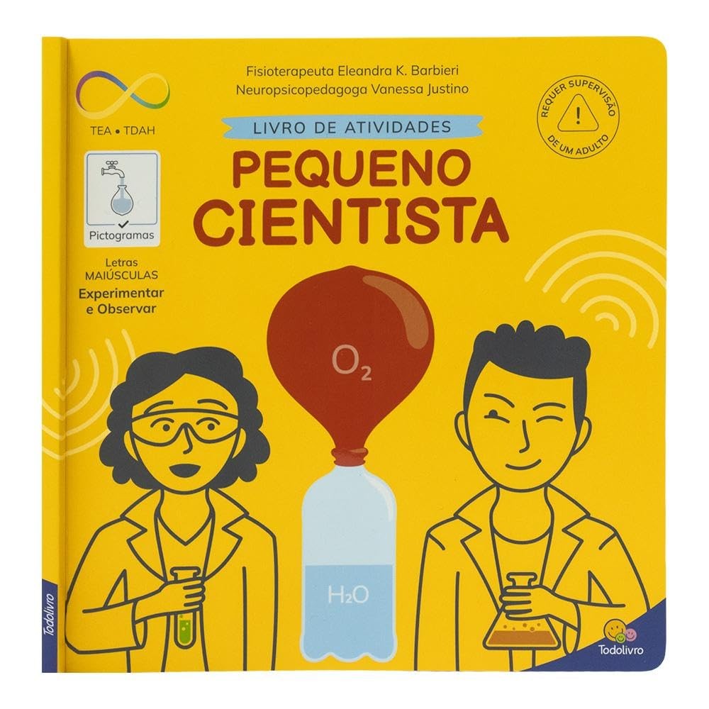 Neurodiversidade Livro de Atividades: Pequeno Cientista
