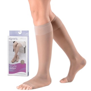 Meia Sigvaris Audace 15-20mmhg 3/4 120A Ponteira Aberta em Oferta na Shopee