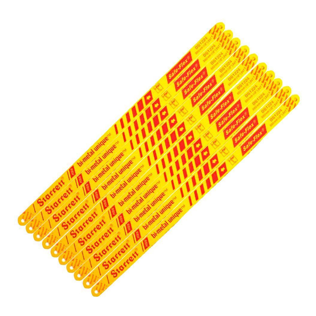 10 Serrinhas Serra Manual Bimetal 24 Dentes Starrett Bs1224