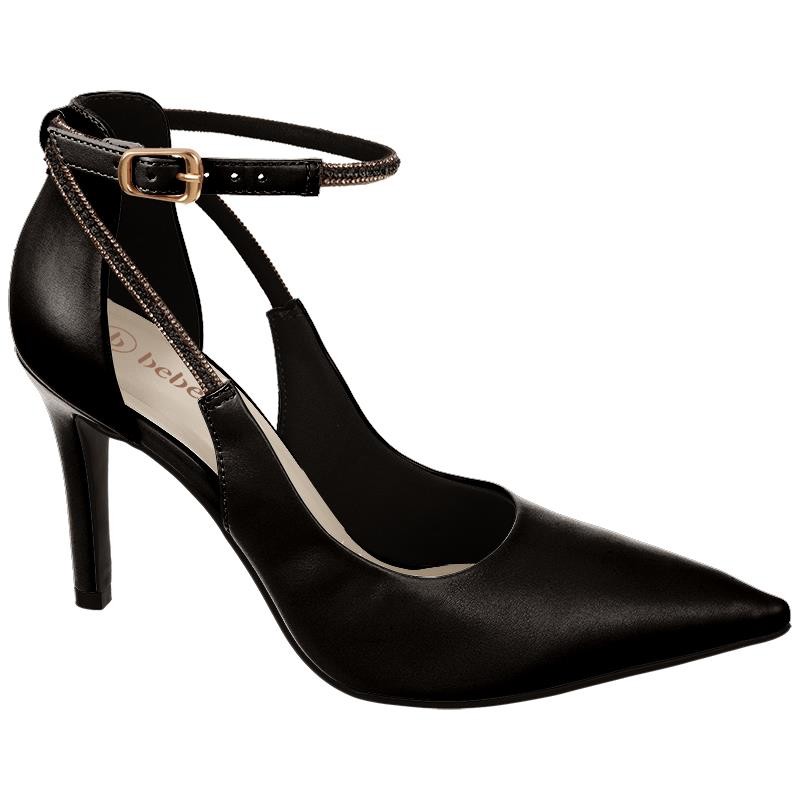 Sapato Feminino Scarpin Bico Fino Conforto Bebecê Original