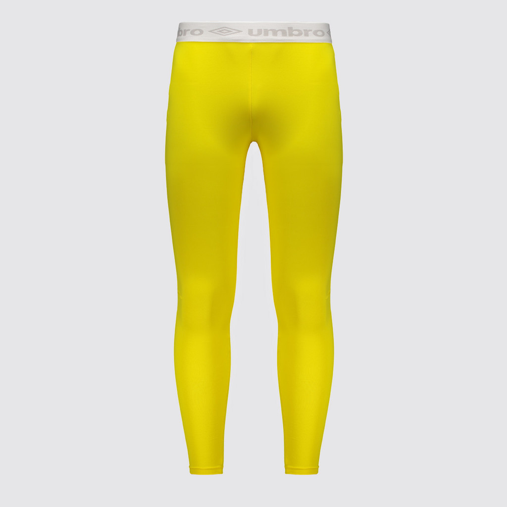 Calça Térmica Umbro Amarela e Cinza em Oferta na Shopee