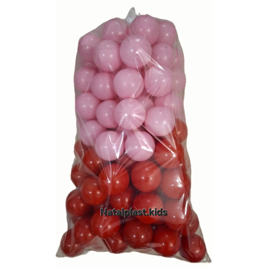 100 Bolinhas Para Piscina Enfeites Cor Premium Pepa Pig Envio Imediato