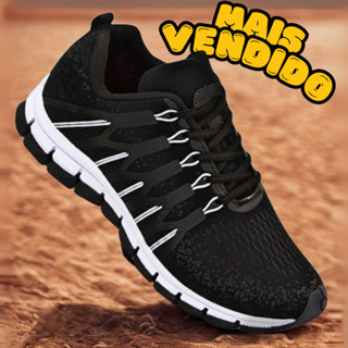 Tênis Esportivo Masculino Academia e Corrida 38 a 43 Sapato com Amortecimento Extra e Estilo em Oferta na Shopee