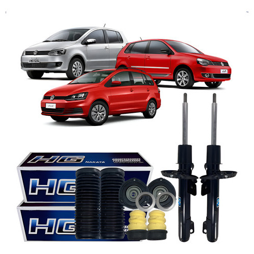 Par Amortecedor Dianteiro Nakata Polo Fox Spacefox + Kit em Oferta na Shopee