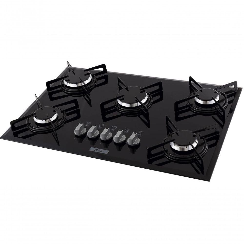 Cooktop a Gás Philco 5 Queimadores Cook Chef Bivolt
