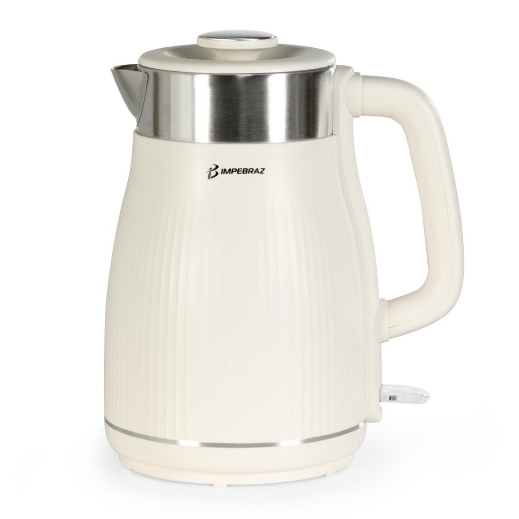Chaleira Elétrica 1.8 Litros Impebraz Bege | YD-1833 em Oferta na Shopee
