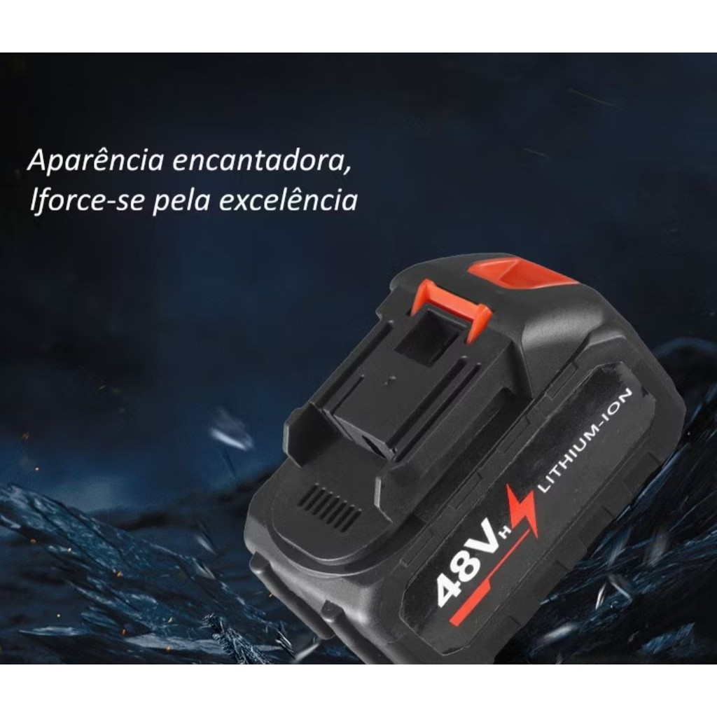 Bateria 48V Recarregável para Lavadora Portátil – Alta Performance e Longa Duração