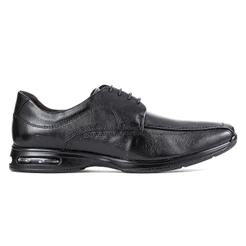 Sapato Democrata Smart Comfort Air Spot C/ Cadarço Preto - Masculino