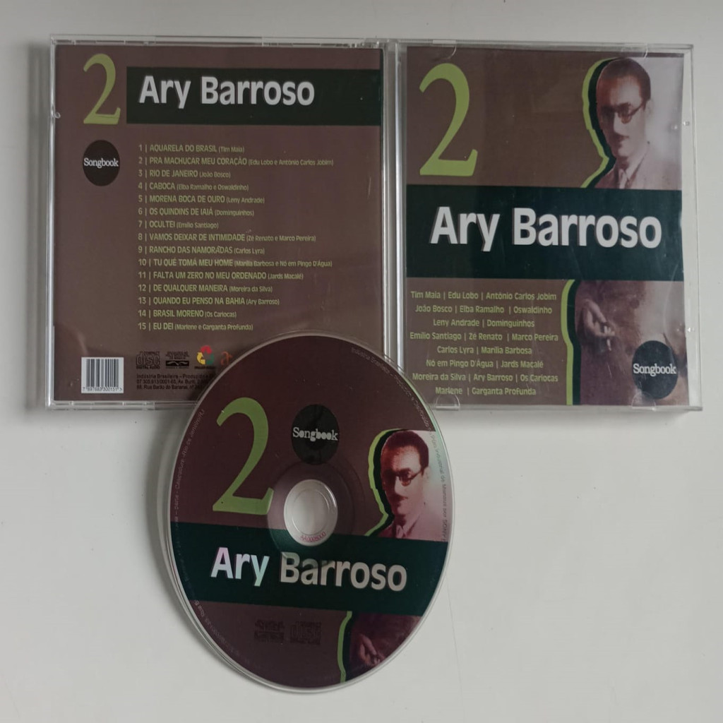 CD VÁRIOS ARTISTAS SONGBOOK 2 - ARY BARROSO