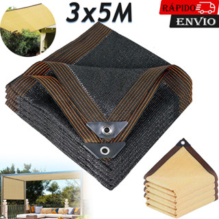 Tela Sombreamento Toldo Sombrite Garagem 3x5M Acabamento Pergolado Area Externa Anti Granizo Com Ilhos Protecao em Oferta na Shopee
