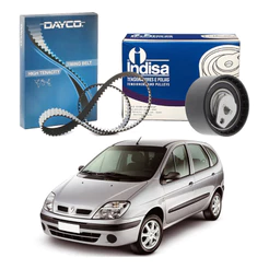 Kit Correia Dentada Tensor Scenic 2.0 16v 2002 A 2009