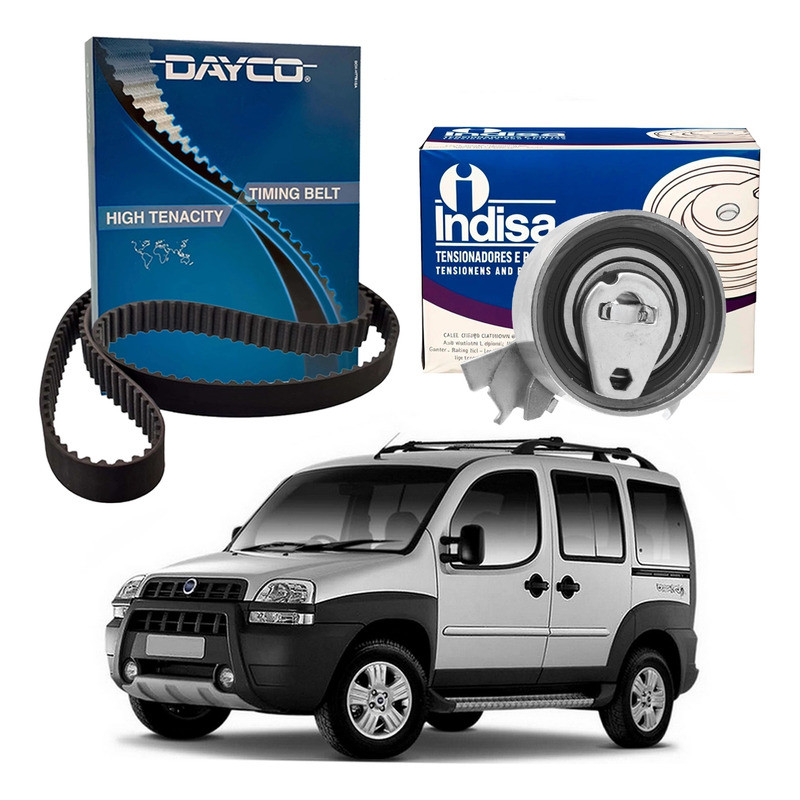 Correia Dentada E Tensor Doblo Adventure 1.8 8v 2005 A 2010