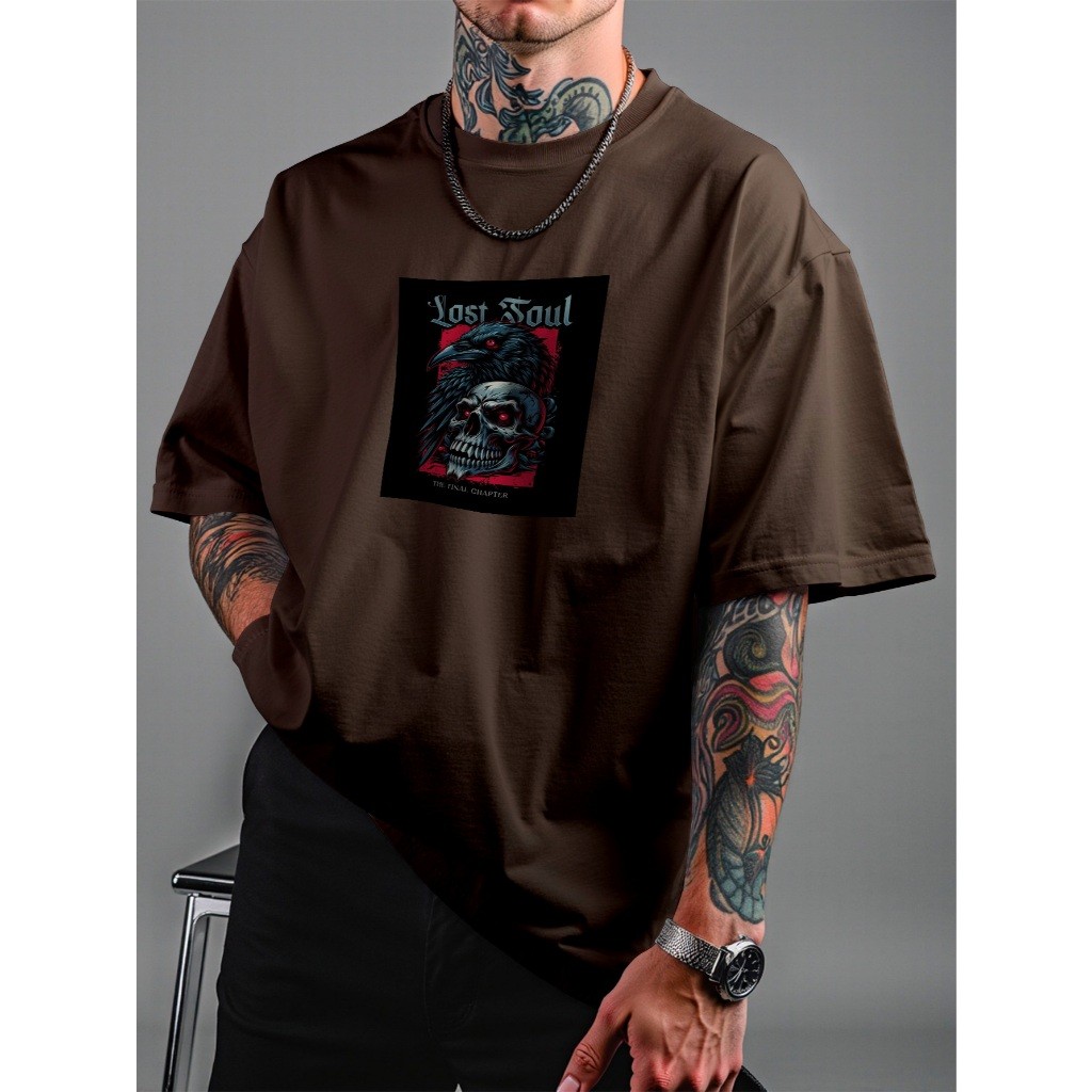 Camisa Camiseta Lost Soul Oversized Streetwear Unissex ref-3918 Dtf