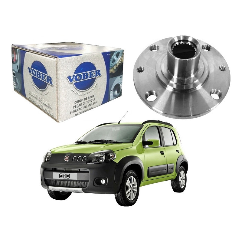 Cubo Roda Dianteiro Vober Uno Way 1.0 1.4 2010 A 2016