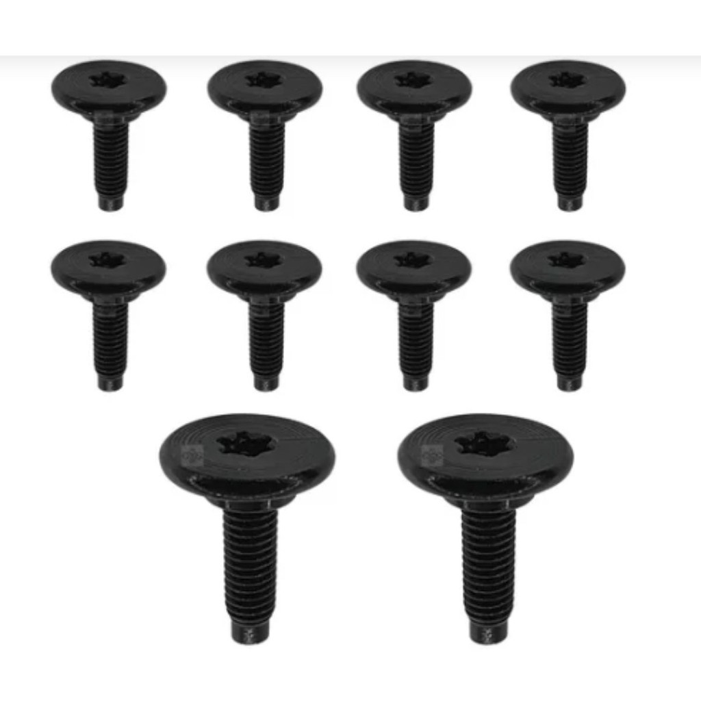 kit 10 Parafusos Parachoque Caçamba Fiat 51810310 M6X22 Original