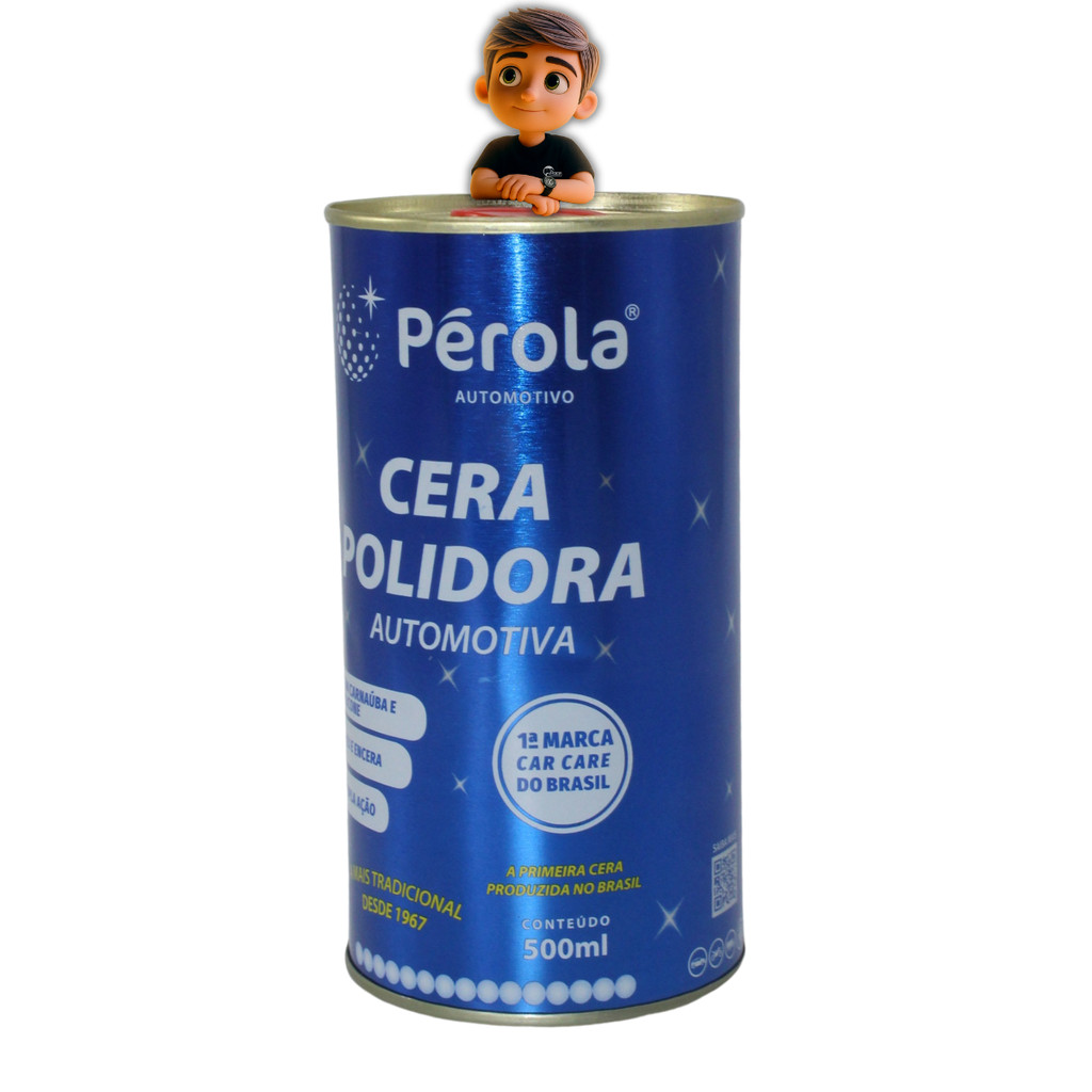 Cera Polidora 500ml + Massa De Polir Pérola N2 500g — imagem 2 de 2