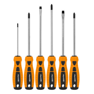 JOGO DE CHAVE DE FENDA E PHILLIPS, CROMO VANADIO, CABO EMBORRACHADO, 6PCS // SPARTA em Oferta na Shopee