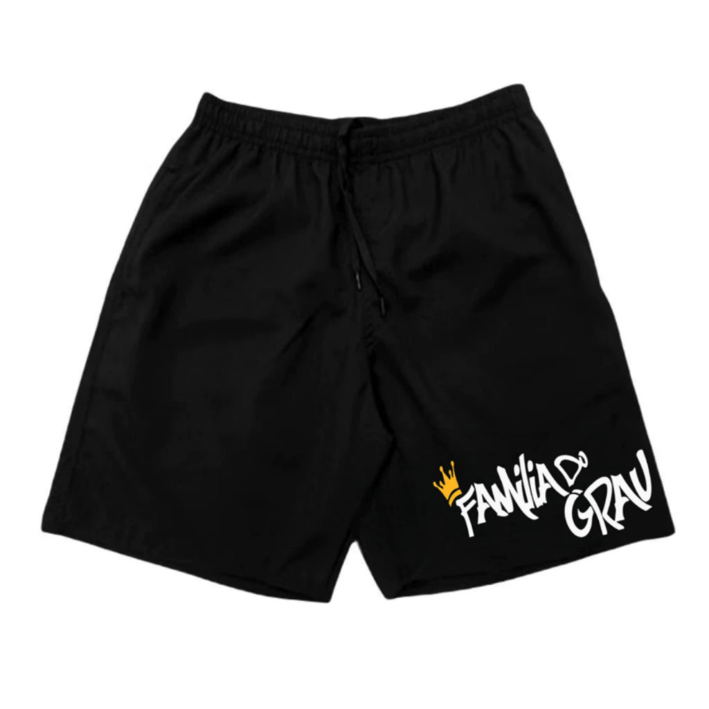 Bermuda Short Tectel Osascorte Família do Grau Favela 244 Motoqueiro Academia Praia ENVIO IMEDIATO