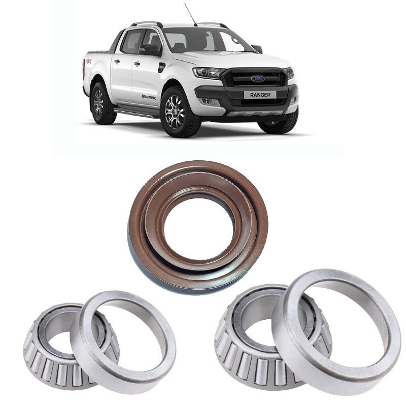Rolamentos Pinhão Diferencial Traseiro Ford Ranger 2013 até 2022 kit
