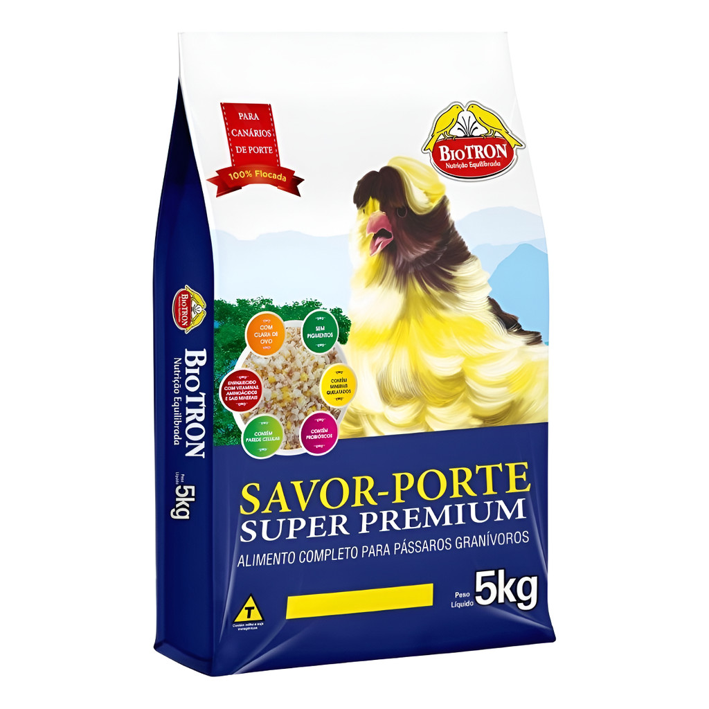 Biotron Farinhada Para Canário Savor Porte 5kg