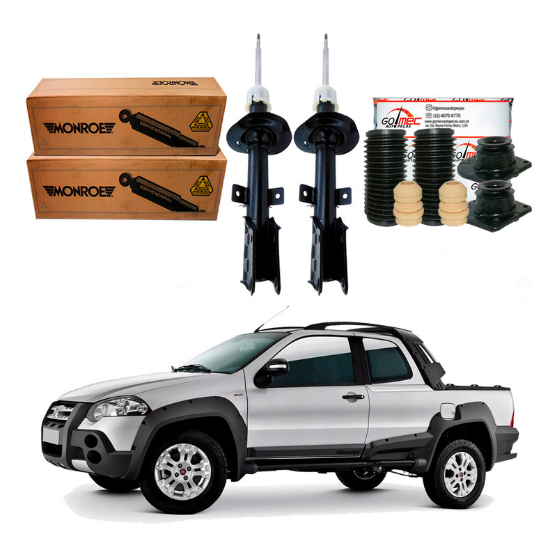 Kit Amortecedor Dianteiro Strada Adventure 1.8 2008 A 2019 em Oferta na Shopee