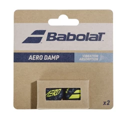 Antivibrador Babolat Aero Damp com 2 unidades preto e amarelo
