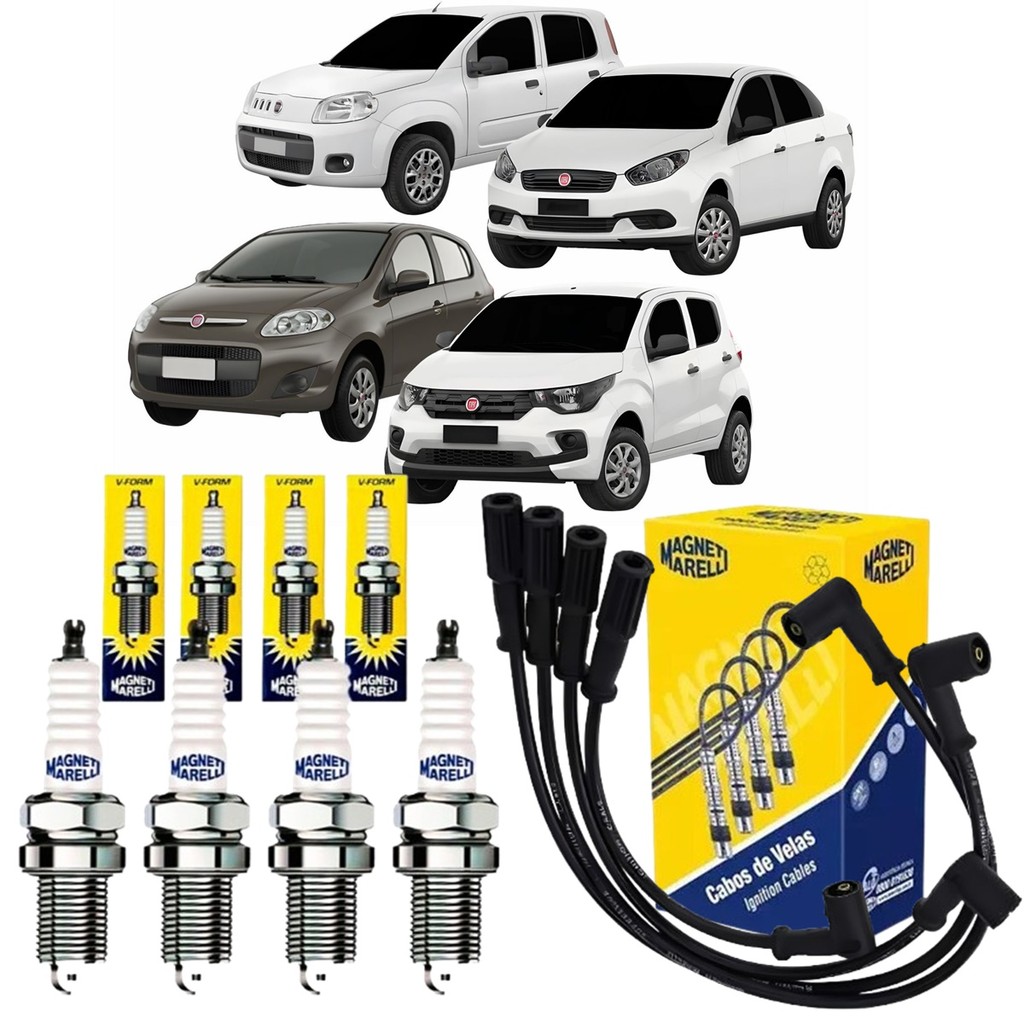 Cabo E Vela Palio Uno Mobi 1.0 8v 2011 Ate 2022 Fire em Oferta na Shopee