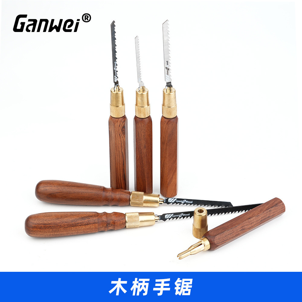 Serra de Mão com Cabo de Madeira Serra Pequena com Lâminas Substituíveis Fino Grosso Serra de Jardim Serra d