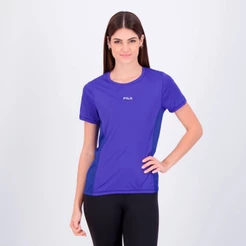 Camiseta Fila Core Run Feminina Azul Royal