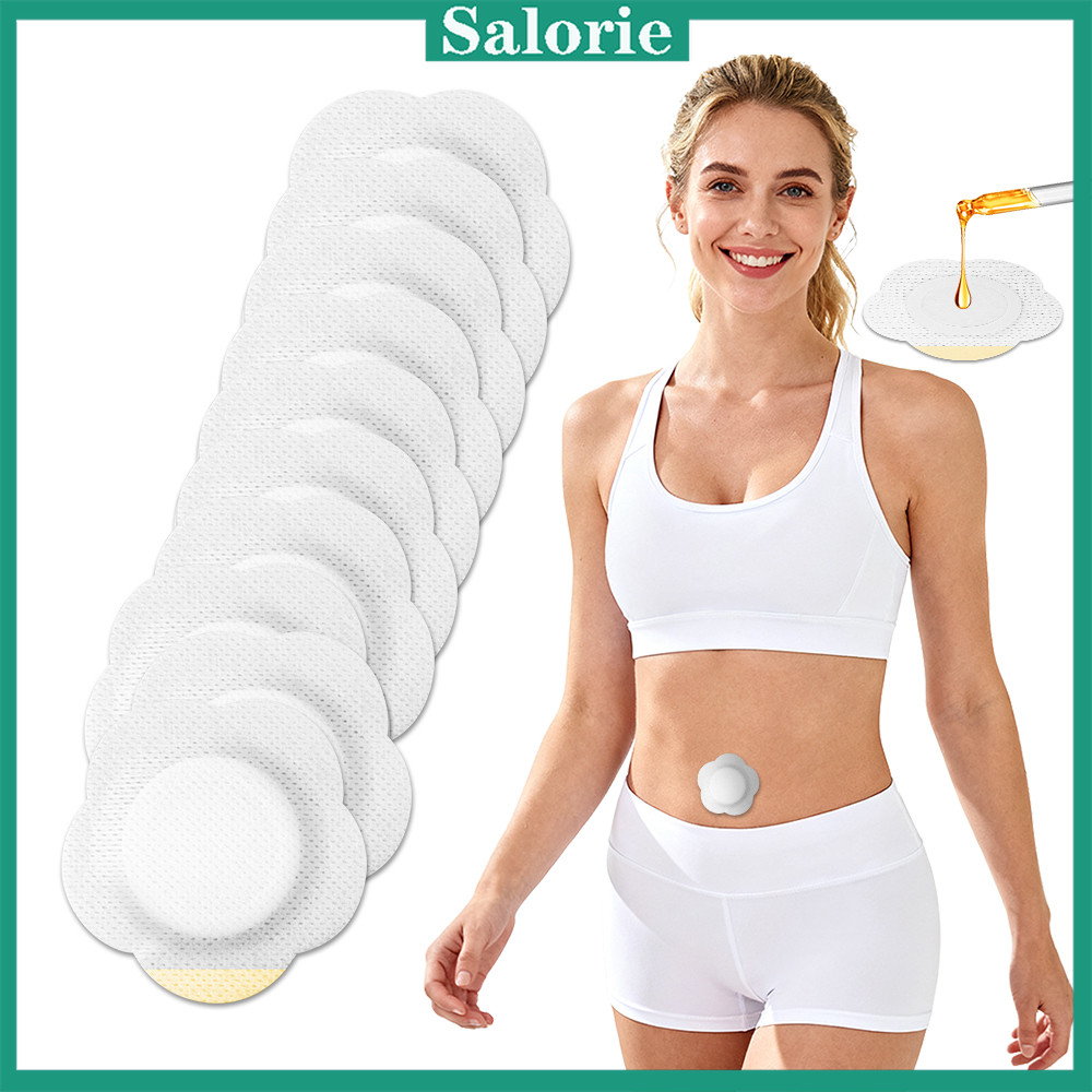 Salorie Pacote De Óleo De Rícino Descartável Universal Envoltórios Resistente À Infiltração Adesivos De Umbigo Autoadesi em Oferta na Shopee