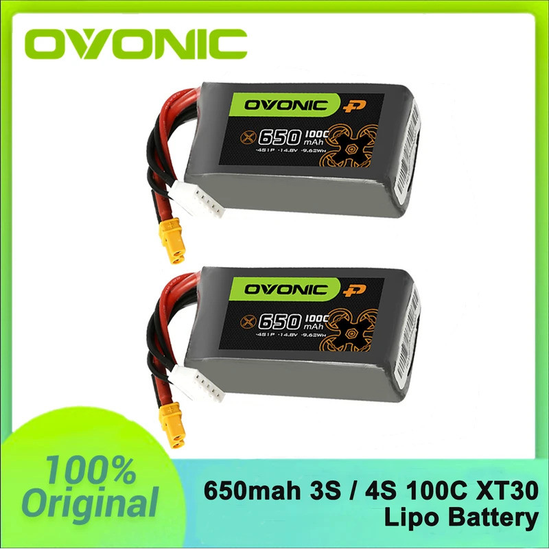 OVONIC 650mAh 3S/4S/6S Lipo Bateria 100C 11.1V/14.8V/22.2V FPV Para RC Avião Quadcopter Helicóptero Drone