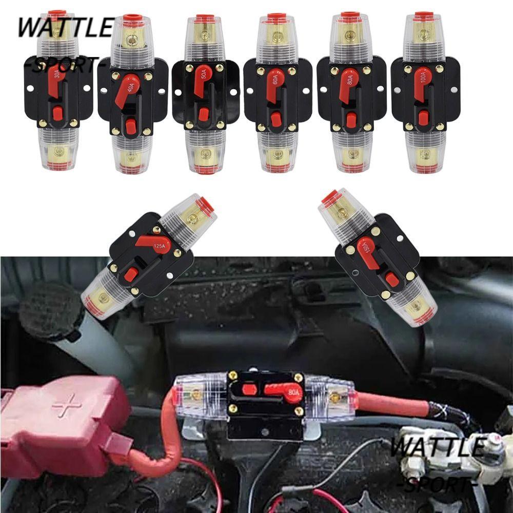 Disjuntor Reajustável WATTLE DC , 60A 50A 40A 30A 150A 125A 100A 80A De Auto-Recuperação