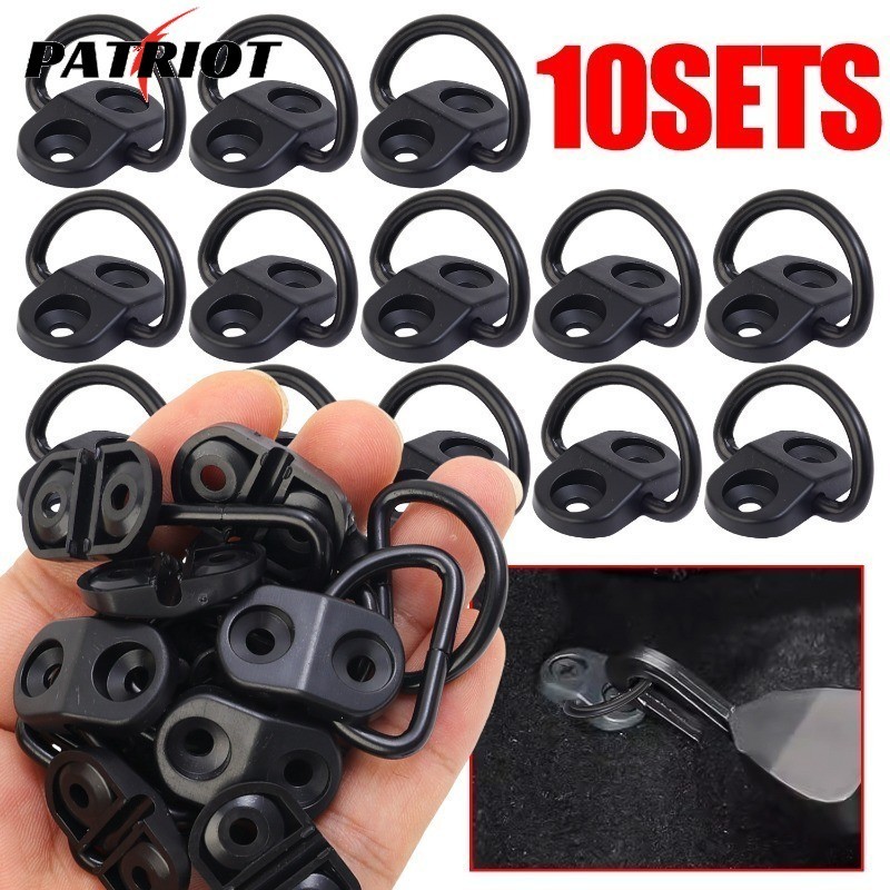 Anel De Montagem Do Organizador Porta-Malas Carro 5/10/20 Unidades-Anéis De Fixação De Metal Plástico Durável Para Rede
