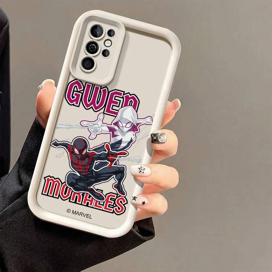 Homem-Aranha Capinha Capa Para Samsung A05S A15 A07 A13 A55 A35 S24 ULTRA  A23 A54 A17 A26 S23 FE Silicone Anti Queda