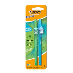 Caneta esferográfica 1.2 Dinossauro com 2 unidades Bic