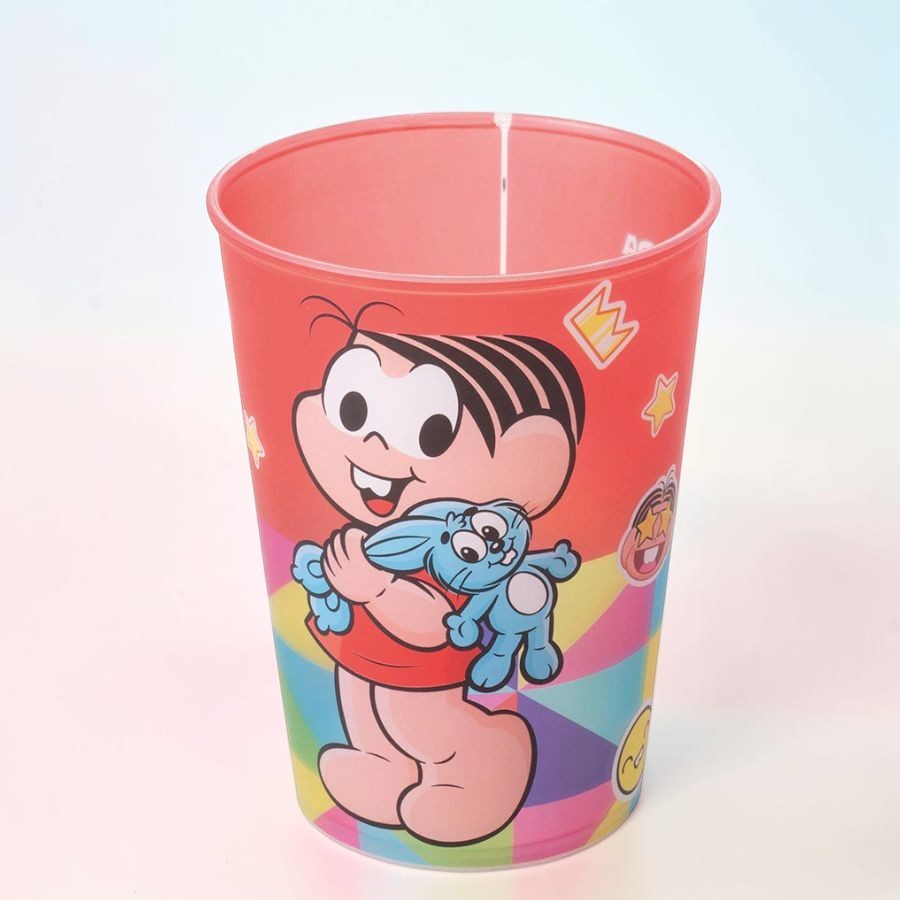 Copo de Plástico Turma da Mônica - Mônica - 320ml - 1 unidade - Plasútil - Rizzo