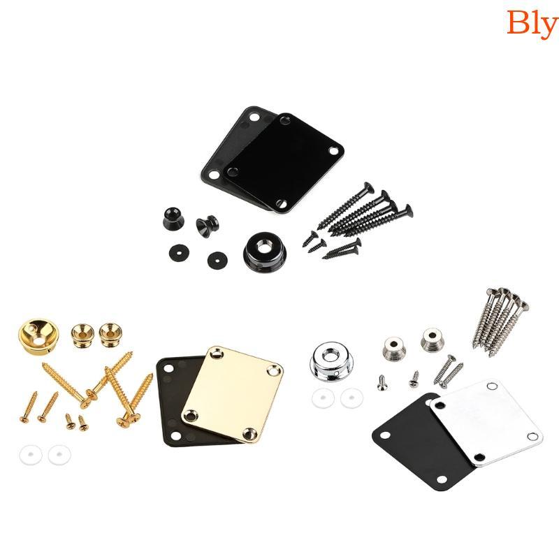 Bly Heavy Tipo Placa De Reforço De Metal Botão Conjunto Compatibilidade Com Guitarra