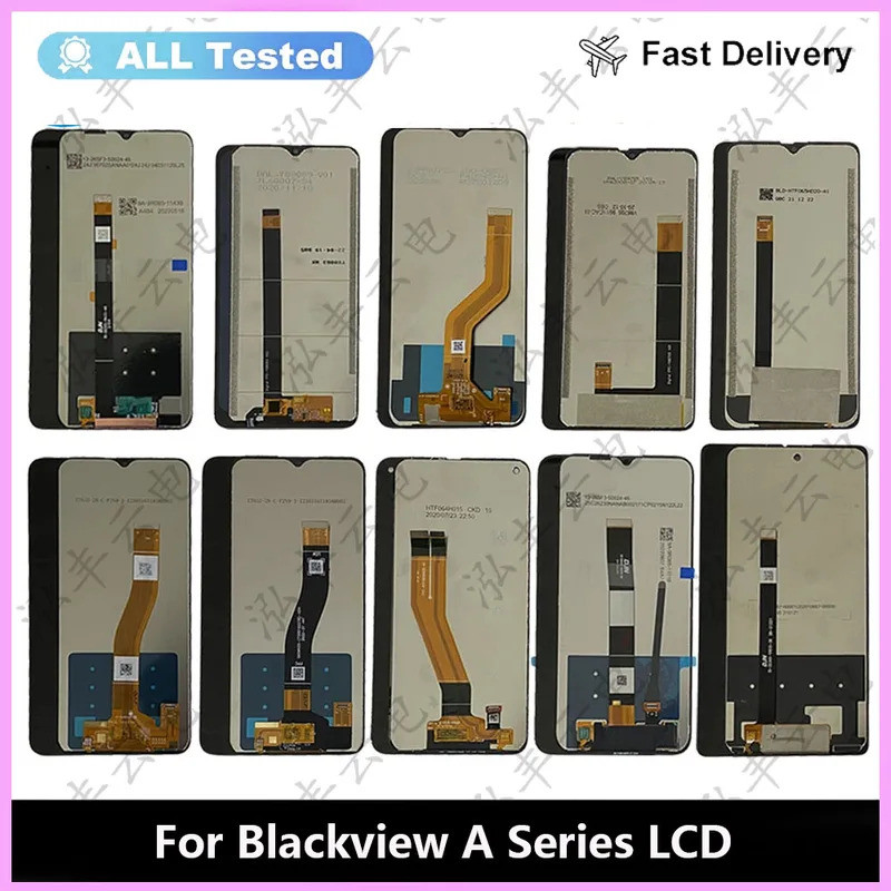 Blackview A50 A52 A53 A55 A60 A70 A80Pro A85 A90 A95 A96 A100 A80S A80 Plus A200 LCD Tela De Toque Digitador Assembléia