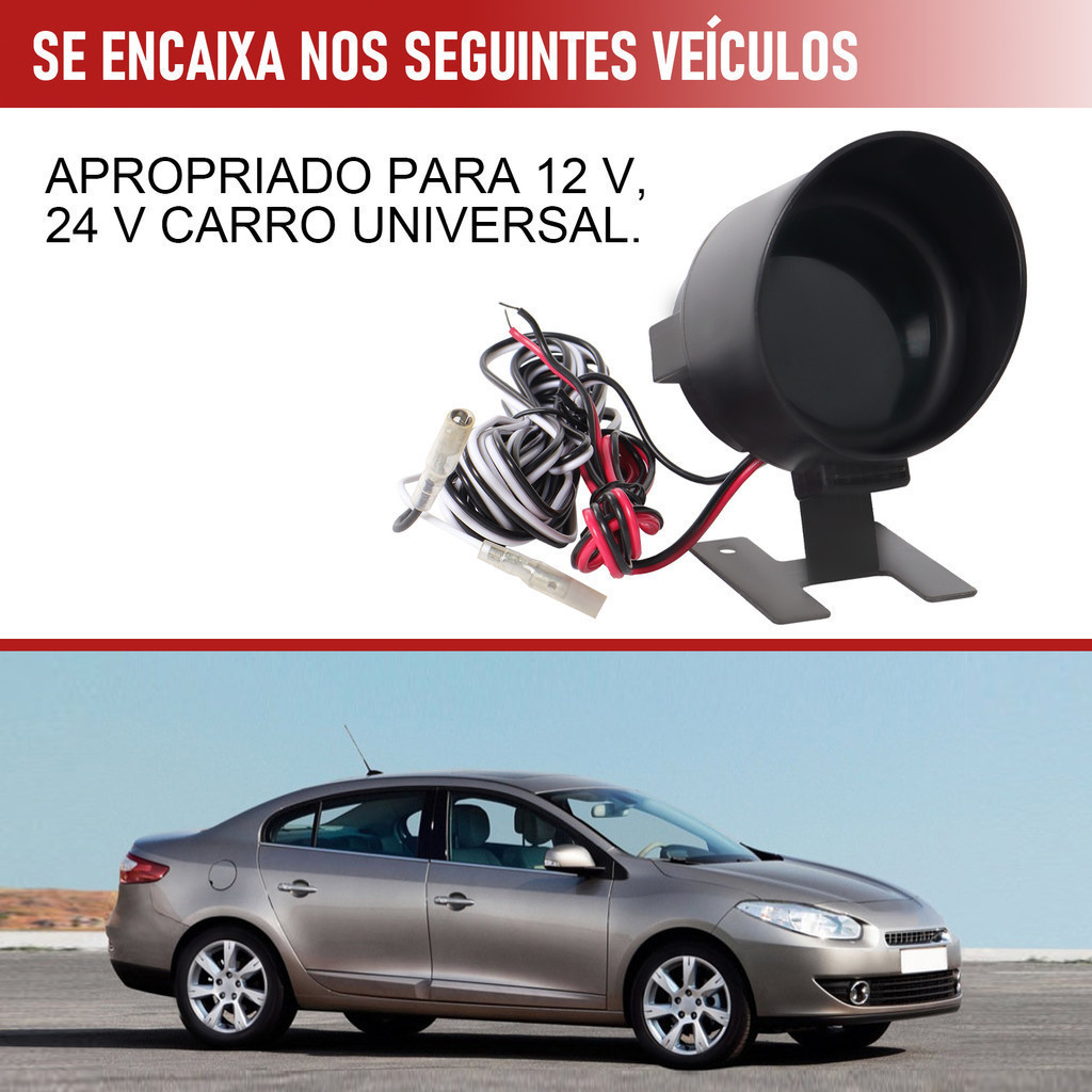 Marcador De Temperatura Automotivo + Adaptador + Voltimetro
