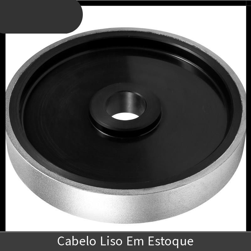Rebolo De Joias Lapidárias De 6 Polegadas X 1 Polegada Com Furo De Mandril De (Para Mármore De Pedra De Vidro Gem)-400-A