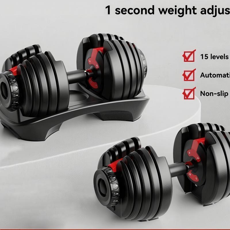 Halter Ajustável Regulável 24kg Anilha Dumbbell 1 Unidade-Ajuste de 14 velocidades