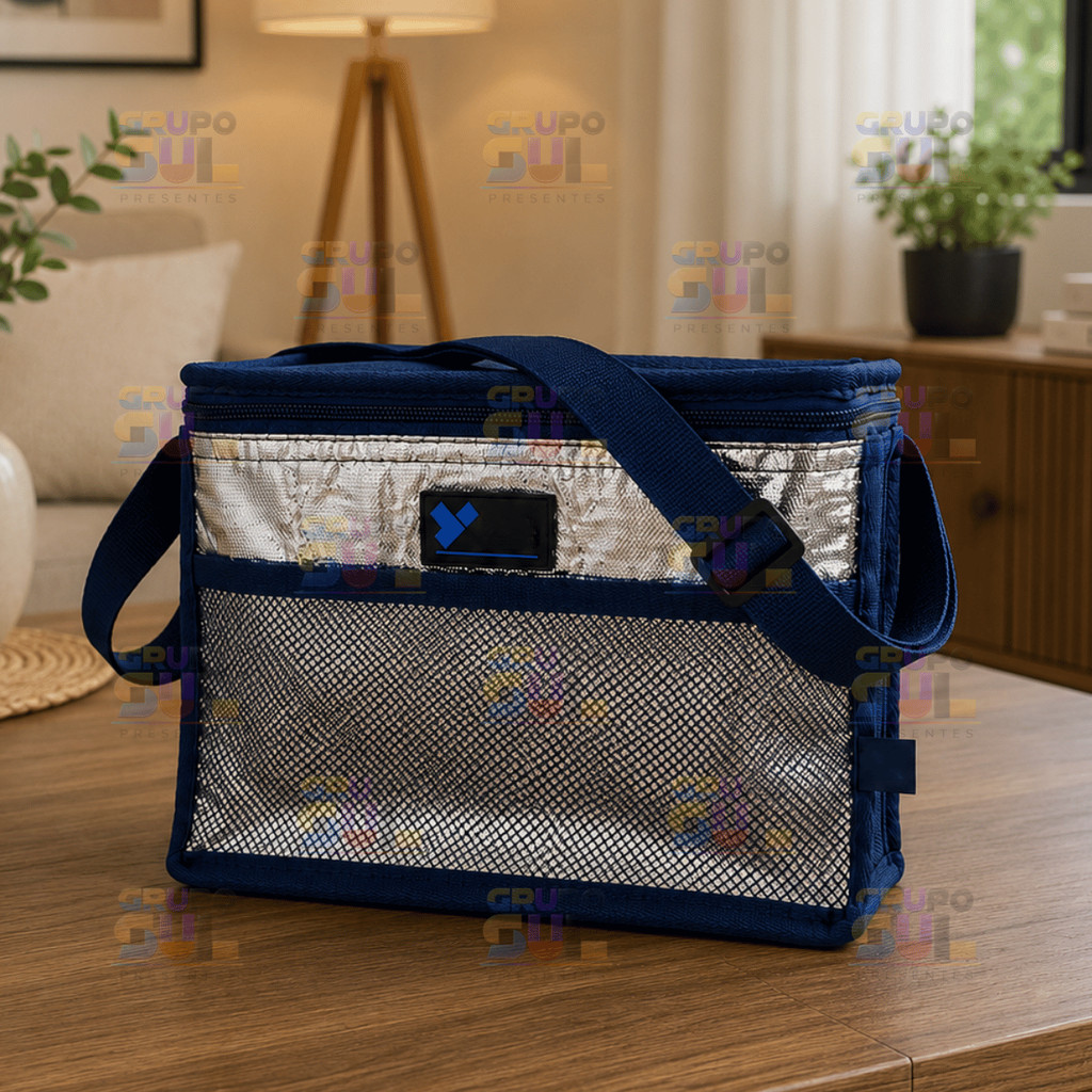 Bolsa Lancheira Térmica 6,5 LITROS Sacola Transversal Marmita Fitness Praia Trabalho
