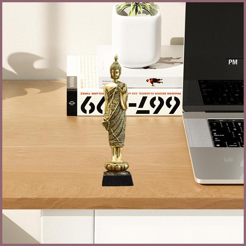 Estátuas De Buda Sentado Zen Jardim Escultura Decoração De Casa Meditação Estatuto mueadegbr