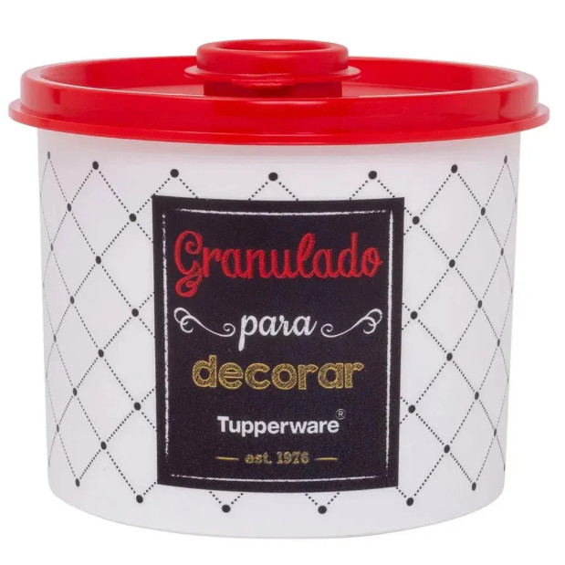 Tupperware Tupper Redondinha com Bico Dosador Granulado Bistrô - 350g - Produto de vitrine/expositor